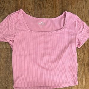Pink Hollister Baby Tee